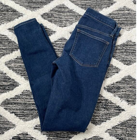 J. Crew ToothPick Mid rise  Skinny Jeans size 27 Tall style #H2877 - Picture 2 of 7